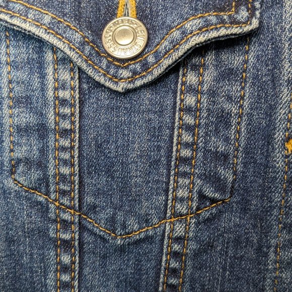 Levi's Original Trucker Jacket - Dark Wash - Picture 4 of 5